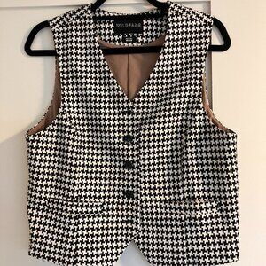 Wildfang Empower Vest - Houndstooth (M)